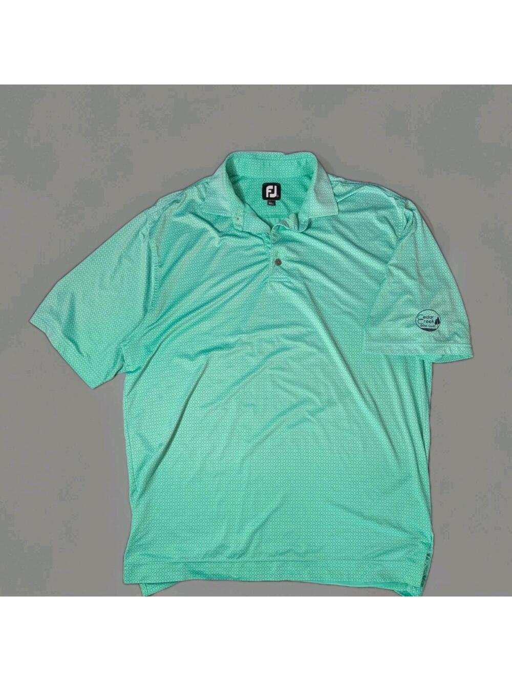 Footjoy FJ Golf Polo Green Large